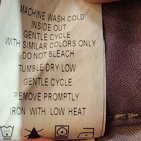 Level 99 Skinny Straight Jeans Women 30 Lily Lavender Tencel High Rise NWT - Picture 9 of 10